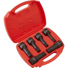 Sealey 6 Piece 3/4" Drive Impact Hexagon Socket Bit Set
