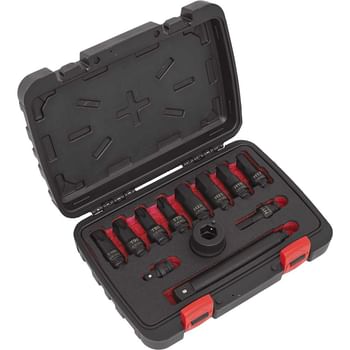 Sealey 12 Piece 3/4" Drive Impact Hex / Torx Socket Bit Set