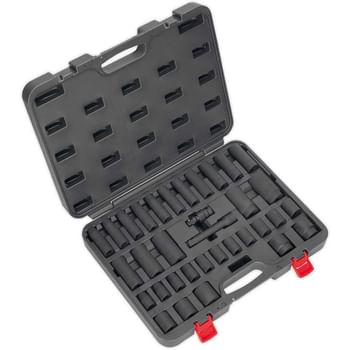 Sealey AK5634M 34 Piece 1/2" Drive Impact Socket Set Metric