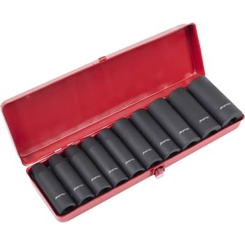 Sealey 11 Piece 1/2" Drive Deep Hexagon Impact Socket Set