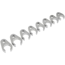 Sealey 8 Piece 1/2" Drive Crow Foot Spanner Set Metric