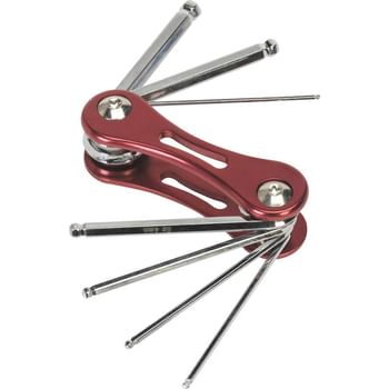 Sealey 7 Piece Folding Ball End Hexagon Allen Key Set Metric