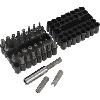 Sealey 33 Piece Security Screwdriver Bit Set