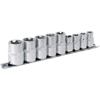Sealey 9 Piece Combination Drive Torx Socket Set