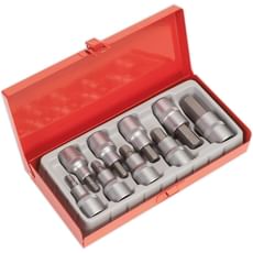 Sealey 9 Piece 1/2" Drive Hexagon Socket Bit Set
