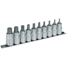 Sealey 10 Piece 1/2" Drive Torx Socket Bit Set