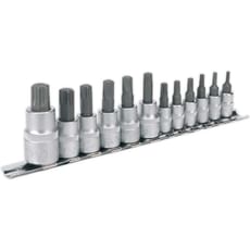 Sealey 12 Piece Combination Drive Torx Socket Bit Set