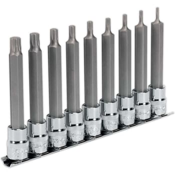 Sealey 9 Piece 3/8" Drive Torx Plus Socket Bit Set