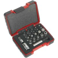 Sealey 23 Piece Combination Drive TRX-P and TRX-TS Screwdriver Bit Set 