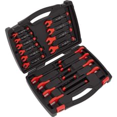 Sealey AK63172 18 Piece VDE Insulated Open End Spanner Set
