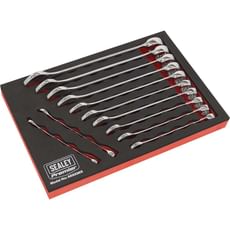 Sealey 12 Piece Combination Spanner Set in Module Tray