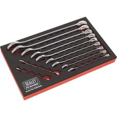 Sealey 11 Piece Combination Spanner Set Imperial in Module Tray