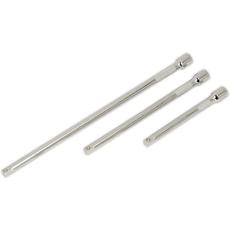 Sealey 3 Piece 1/4" Drive Socket Extension Bar Set