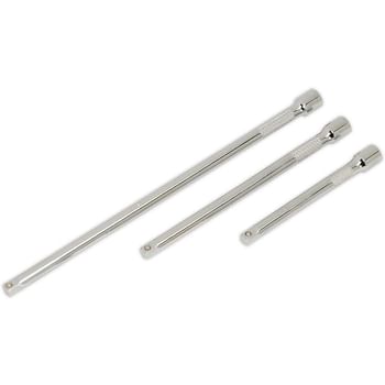 Sealey 3 Piece 1/4" Drive Socket Extension Bar Set