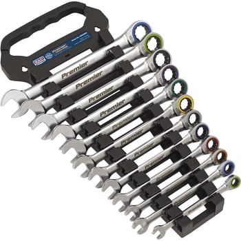 Sealey Platinum Series 12 Piece Ratchet Combination Spanner Set