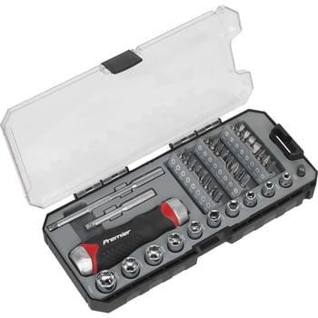 Sealey 38 Piece Fine Tooth Ratchet Screwdriver Accessory Set