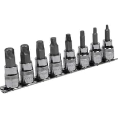 Sealey 8 Piece 3/8" Drive Lock On Hexagon Socket Bit Set Metric