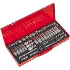 Sealey 45 Piece 3/8" Drive Hexagon WallDrive Socket Set