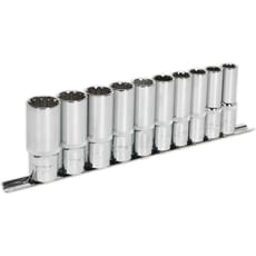 Sealey 10 Piece 1/2" Drive Deep Spline Torx Socket Set Sealey 10 Piece 1/2" Drive Deep Spline Torx Socket Set