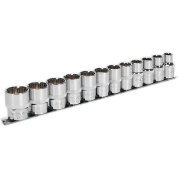 Sealey 12 Piece 1/2" Drive Total Drive Spline Torx Socket Set