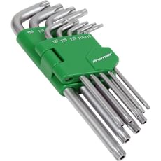 Sealey 9 Piece Long Security Torx Allen Key Set
