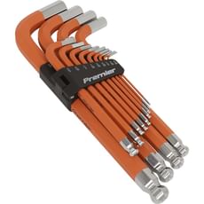 Sealey 13 Piece Anti Slip Jumbo Ball End Hex Key Set Imperial Sealey 13 Piece Anti Slip Jumbo Ball End Hex Key Set Imperial