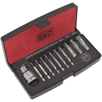 Sealey 11 Piece Torx Screw Extractor Set