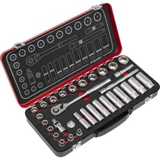 Sealey Premier Platinum Series 32 Piece 3/8" Drive Socket Set Sealey Premier Platinum Series 32 Piece 3/8" Drive Socket Set