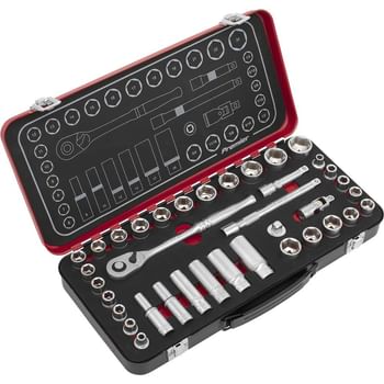 Sealey Platinum Series 37 Piece 3/8" Drive Socket Set Metric and Imperial