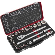 Sealey Premier Platinum Series 24 Piece 1/2" Drive Socket Set