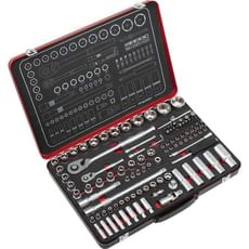 Sealey Premier Platinum Series 108 Piece 1/4" and 1/2" Drive Socket Set