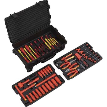 Sealey 49 Piece 1/2" Drive Insulated Socket Set and Tool Kit