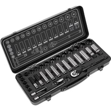 Sealey Black Series 34 Piece 3/8" Drive WallDrive Socket Set Sealey Black Series 34 Piece 3/8" Drive WallDrive Socket Set