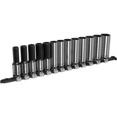 Sealey Black Series 13 Piece 1/2" Drive Deep Hexagon Socket Set