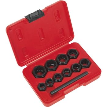 Sealey 10 Piece Spanner Type Bolt Extractor Set