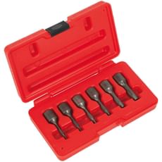 Sealey 6 Piece 3/8" Drive Screw Extractor Socket Set