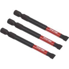 Sealey Impact Power Tool Slotted Screwdriver Bits