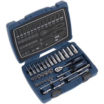 Sealey AK8990 33 Piece 1/4" Drive Socket Set