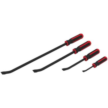 Sealey AK9105 4 Piece Heavy Duty Angled Pry Bar Set