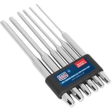 Sealey AK9128L 6 Piece Long Parallel Pin Punch Set