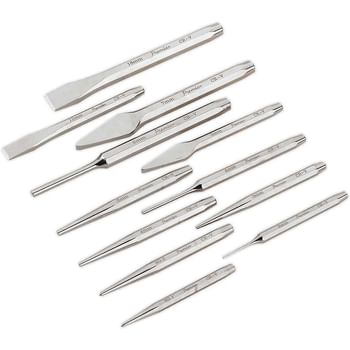 Sealey 12 Piece Punch and Chisel Set