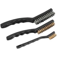Sealey 3 Piece Auto Engineers Wire Hand Brush Set