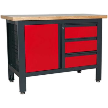 Sealey Workstation with 3 Drawers and 1 Cupboard