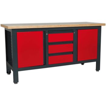 Sealey Workstation with 3 Drawers and 2 Cupboards