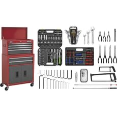 Sealey American Pro 6 Drawer Roller Cabinet and Tool Chest + 170 Piece Tool Kit