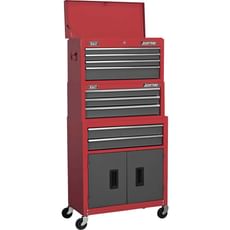 Sealey Roller Cabinet, Mid Chest and Top Chest Combination