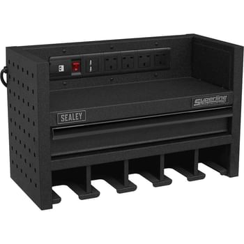 Sealey Superline Pro Power Tool Storage and Power Strip Unit