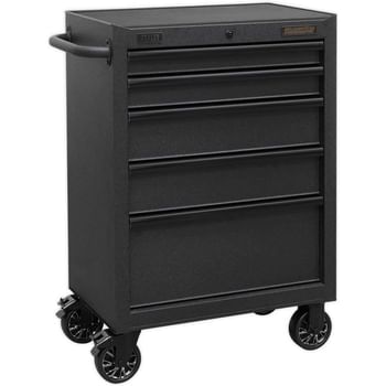 Sealey Superline Black Edition 5 Drawer Roller Cabinet