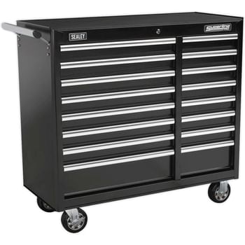 Sealey Superline Pro 16 Drawer Heavy Duty Roller Cabinet