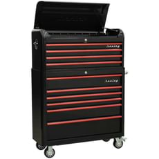 Sealey Premier Retro Style Wide 10 Drawer Roller Cabinet and Tool Chest
